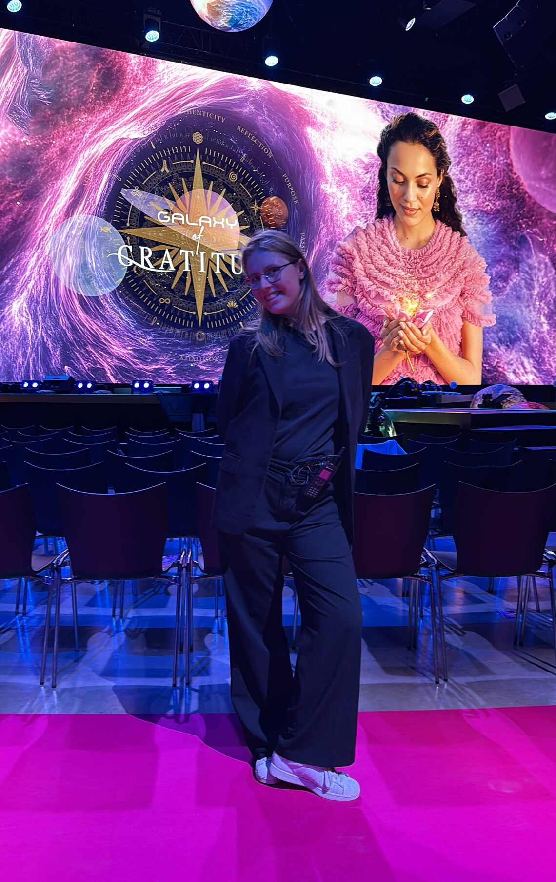 Bente van InsynQ Events tijdens een evenement
